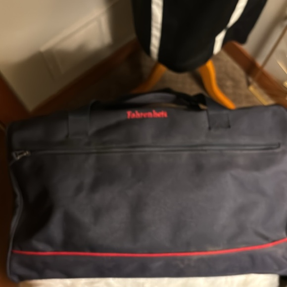 Christian Dior Fahrenheit Large Navy Canvas Duffle Bag - Picture 3 of 8